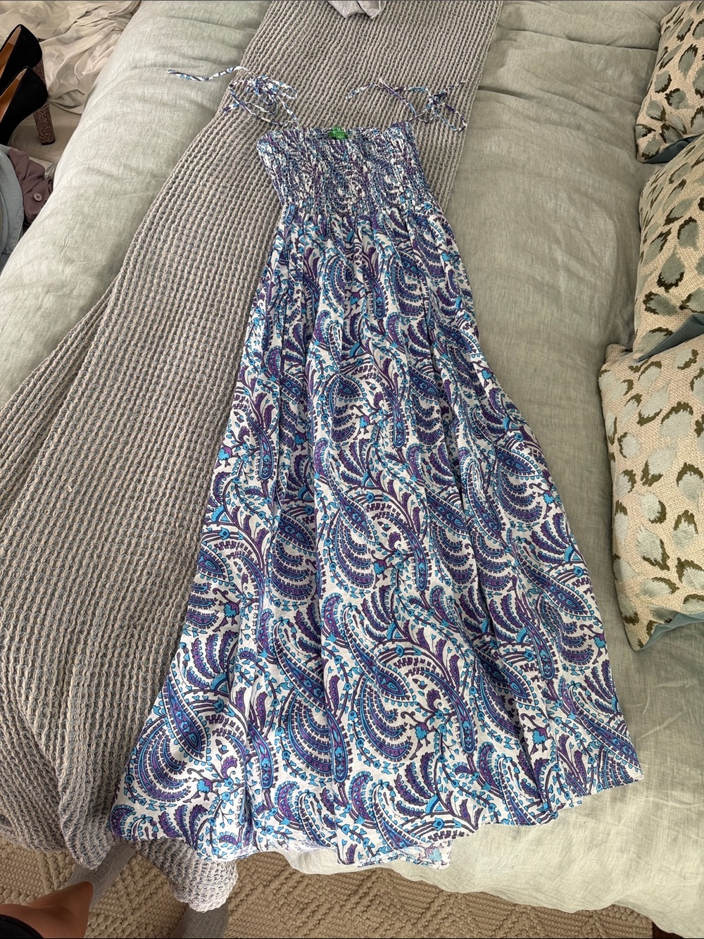 J crew square neck sundress
